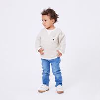 POLO BCS ボーダートレーナー ベージュ&times;80cm ベビーザらス限定