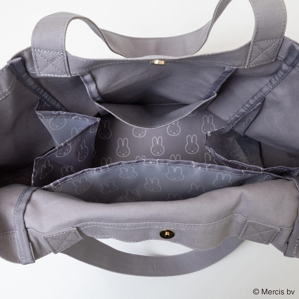 Miffy ミッフィー トートバッグ(グレー×FREE) ベビーザらス限定