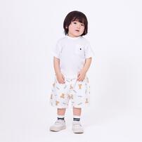 POLO BCS 半袖ポケットＴシャツホワイト&times;90cm ベビーザらス限定