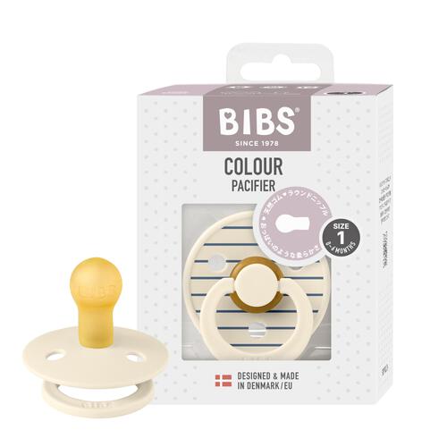 BIBS ビブス おしゃぶり カラー 1パック サイズ１ (ピンアイボリーブルー)