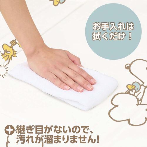 オリジナル 折りたためる！ 両面使えるベビーマット スヌーピー 【フロアマット リバーシブル仕様 収納専用ケース付き（150×150×厚さ0.8cm）】ベビーザらス限定