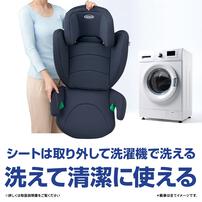 GRACO グレコ ジュニアプラス ネクスト (ラテベージュ) R129適合 ロングユース 軽量 3歳半頃～12歳頃まで