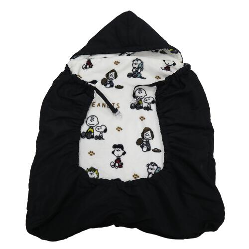SNOOPY  抱っこ紐ケープ 中綿 ポンポン付き スヌーピー ベビーザらス限定