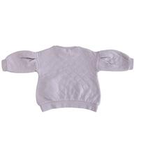 ベビーザらス限定　TINY DRIP キルトトレーナー(パープル&times;80cm)