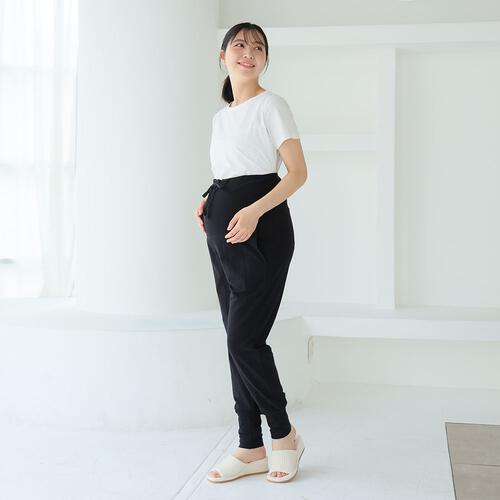 温活らくちんパンツ ブラック×M-L