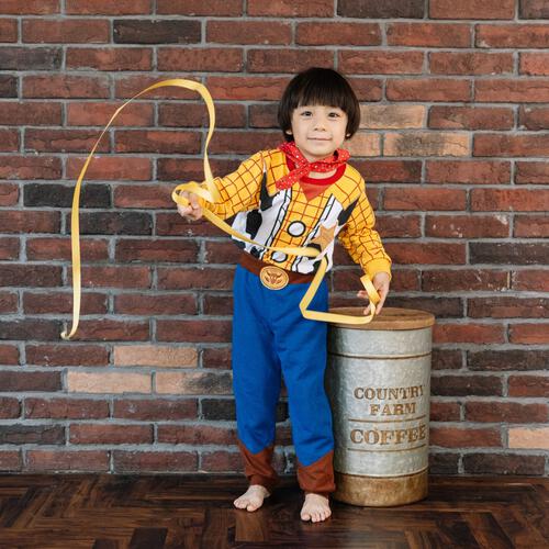Disney ディズニー トイストーリー ウッディ コスチューム 上下スーツ 110cm