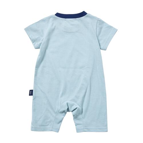POLO BCS ロゴクマ半袖ロンパース ターコイズ&times;80cm ベビーザらス限定