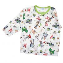ディズニー 長袖前開きパジャマ＋半袖Ｔシャツセット トイストーリー ホワイト&times;90cm ベビーザらス限定