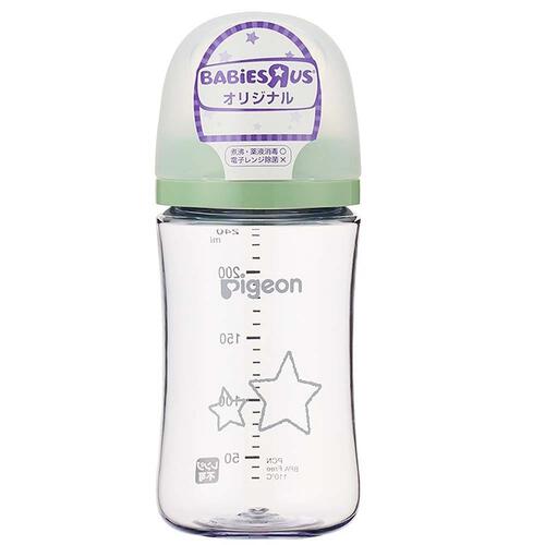母乳実感 哺乳びん  T-Ester プラスチック製 (240ml Greentea) 【限定カラー】 ベビーザらス限定