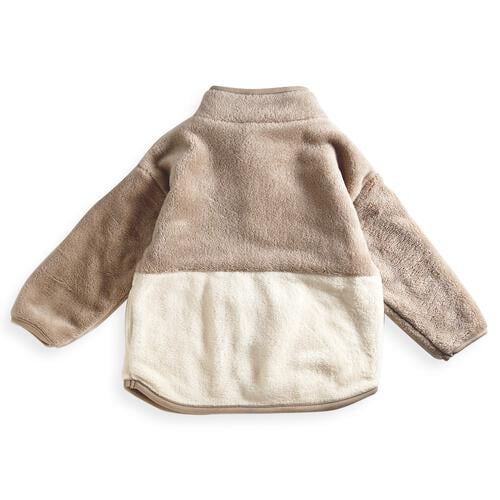 ベビーザらス限定　COJIKA マイクロフリース 切り替えジャケット(ベージュ×80ｃｍ)