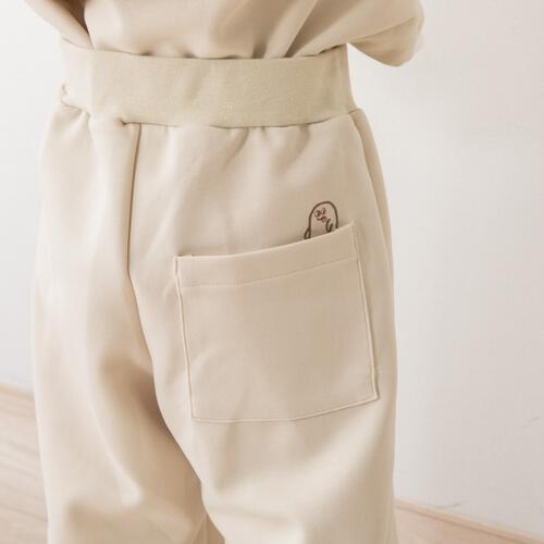 【Babies&ldquo;R&rdquo;Us&times;】機能性おばけ ドライスエット ワイドパンツ ベージュ&times;140cm