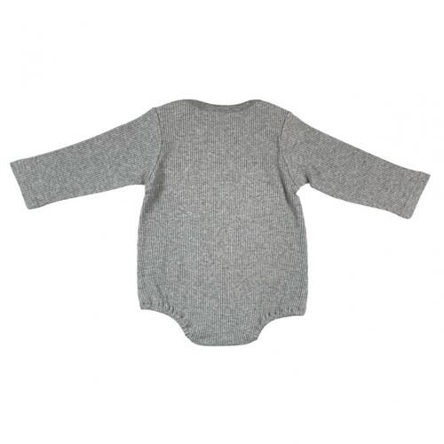 ローリーズファームベビー ふんわりボディスーツ(グレー×70cm) ベビーザらス限定