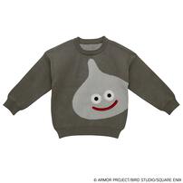 ドラクエベビー＆キッズ セーター メタルスライム(グレー×約95cm)