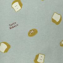 長袖シャツ肌着2枚組 スムス 牛×パン パステルブルー×80cm ベビーザらス限定