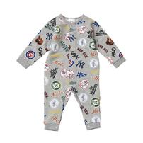 MLB 総柄 ロンパース グレー×80cm ベビーザらス限定