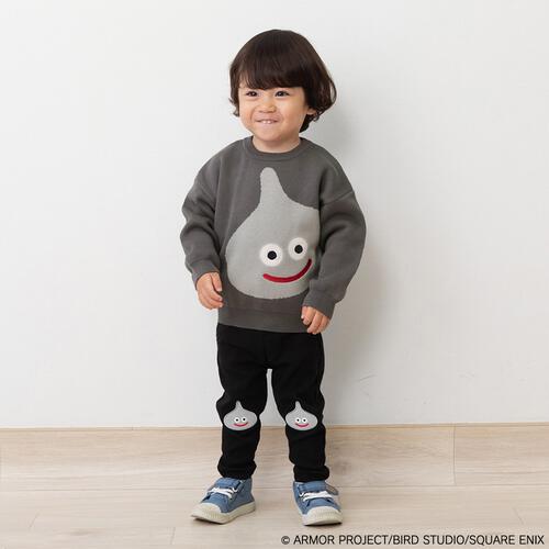 ドラクエベビー＆キッズ セーター メタルスライム(グレー×約95cm)