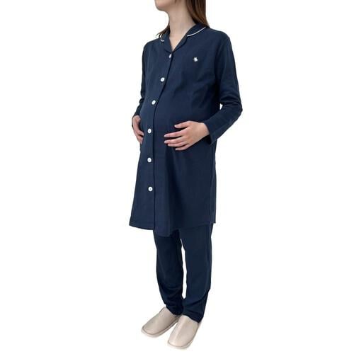 POLO BCS  長袖テーラーパジャマ ポニー刺繍(ネイビー×M-L) ベビーザらス限定