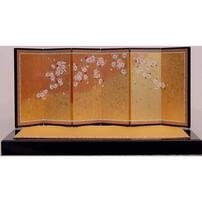 【雛人形】親王飾り「優艶金箔押屏風正絹締切」 (605806)ひな人形 ひな祭り お雛様 おしゃれ トイザらス・ベビーザらス限定【メーカー直送】