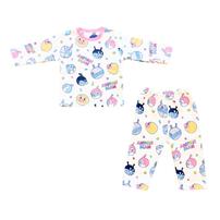 ANPANMAN アンパンマン あったかフリースパジャマ 総柄 ピンク×90cm