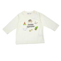 クレヨンしんちゃん 長袖パジャマ 総柄パンツ グリーン&times;90cm ベビーザらス限定