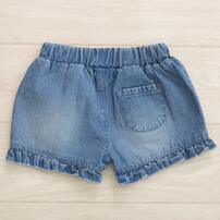 デイリーショートパンツ ブルー&times;100cm