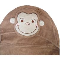 おさるのジョージ フード付き湯上りタオル ベビーザらス限定