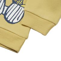 SNOOPY スヌーピー 長袖デイリートレーナー 起毛 サングラス イエロー×80cm ベビーザらス限定