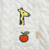 miffy ミッフィー 長袖カバーオール ニット ナチュラル×80cmベビーザらス限定