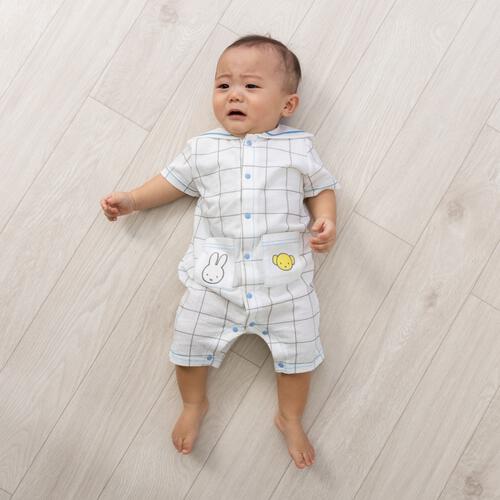 miffy ミッフィー 半袖カバーオール メッシュセーラー ホワイト&times;70cm ベビーザらス限定 赤ちゃん 出産準備 出産祝い ベビー服 子供服