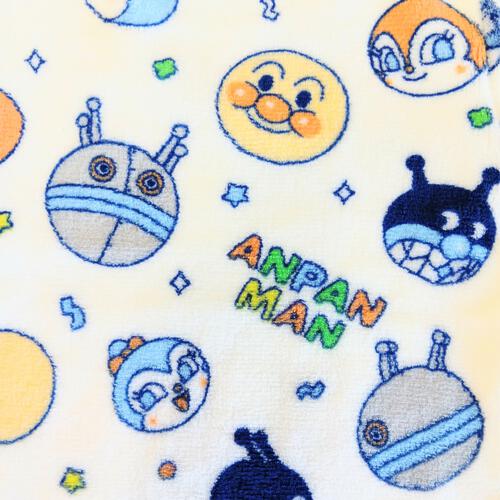 ANPANMAN アンパンマン あったかフリースパジャマ 総柄 サックス×95cm