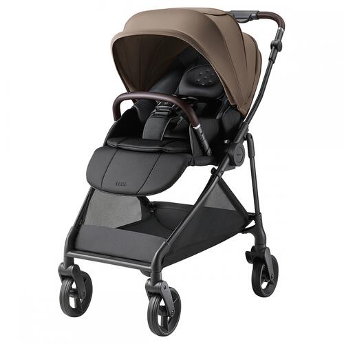 Aprica アップリカ ルーチェ フリー AC (アッシュブラウン) 1か月～36か月まで 軽量 両対面 4輪フリー