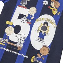 SNOOPY 半袖ボディスーツ サッカー スヌーピー ブルー&times;70cm ベビーザらス限定 赤ちゃん 出産準備 出産祝い ベビー服 子供服