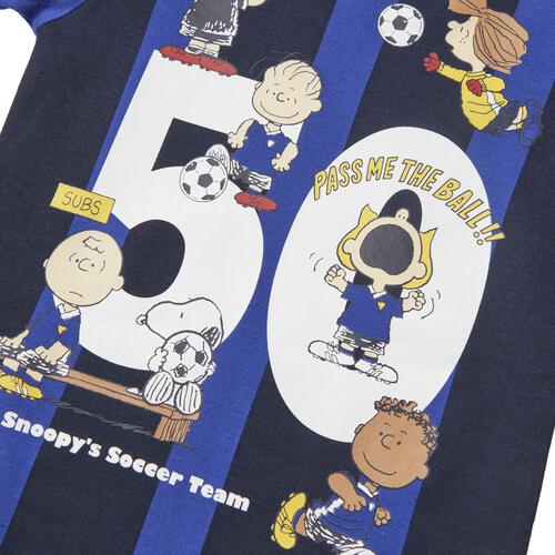 SNOOPY 半袖ボディスーツ サッカー スヌーピー ブルー&times;70cm ベビーザらス限定 赤ちゃん 出産準備 出産祝い ベビー服 子供服