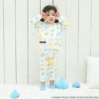 ドラクエベビー＆キッズ ジョガーパンツ 総柄 スライムたち(ホワイト&times;80cm)