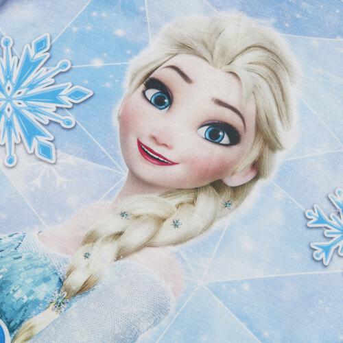 Disney ディズニー アナと雪の女王 ナイトドレス  フリル付き エルサ サックス&times;110cm