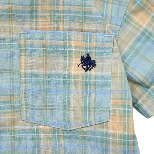 POLO BCS 半袖シャツ グリーン&times;90cm  ベビーザらス限定 赤ちゃん 出産準備 出産祝い ベビー服 子供服