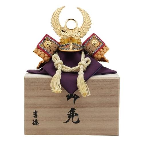 【五月人形】兜飾り 床飾り「桐箱入り兜 徳川」（525048）コンパクト 初節句 男の子 端午の節句 トイザらス・ベビーザらス限定【メーカー直送】