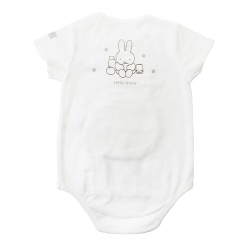 miffy ミッフィー 半袖ボディスーツ パイル ホワイト&times;80cm ベビーザらス限定
