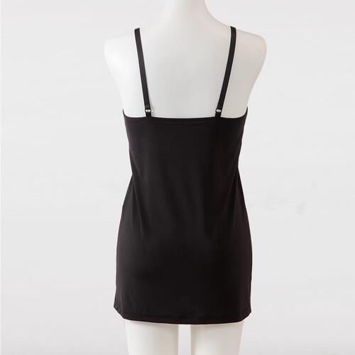 着るだけひんやりモールドカップキャミ（ブラックx M）(ブラック&times;M)