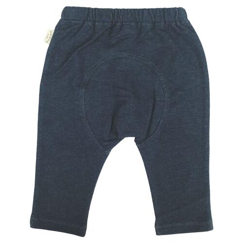 モンキーパンツ 裏毛 ネイビー×80cm