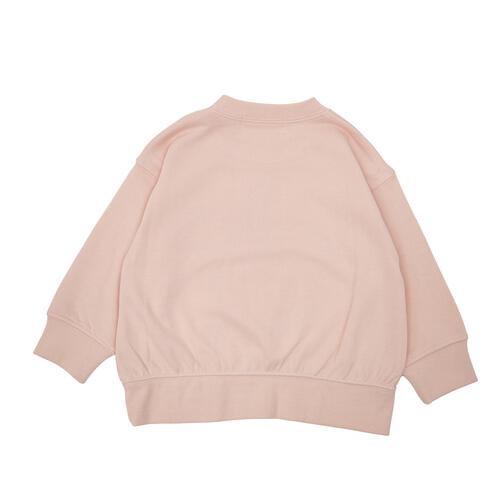 Miffy ミッフィー ファーアップリケトレーナー リンゴ ピンク&times;95cm