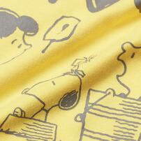 SNOOPY 半袖ボディスーツ ドッカン チャーリー イエロー&times;70cm