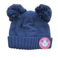 Disney ディズニー ニット帽 耳付き(ブラック×50cm)
