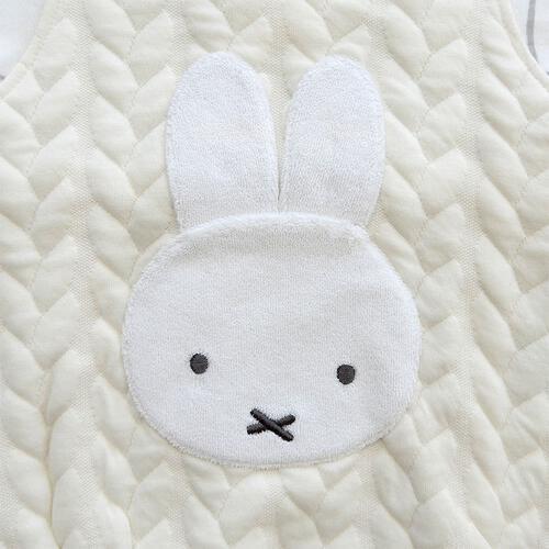 miffy ミッフィー 長袖ボティスーツ サロペット風 ナチュラル×80cm ベビーザらス限定