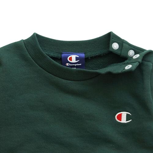Champion チャンピオン 長袖トレーナー グリーン×80cmベビーザらス限定