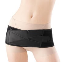 産後すぐ骨盤ベルト(ブラック&times;M) マタニティ プレママ 出産準備