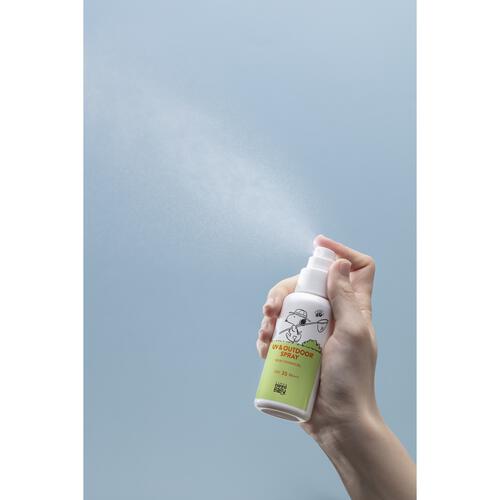 Mamma Baby ママベビー 海と森と生き物たちと。おもいっきり夏を楽しもう！SNOOPY UV&アウトドアスプレーSPF35/PA+++【UVケア 日焼け止め】【0カ月から使える～】
