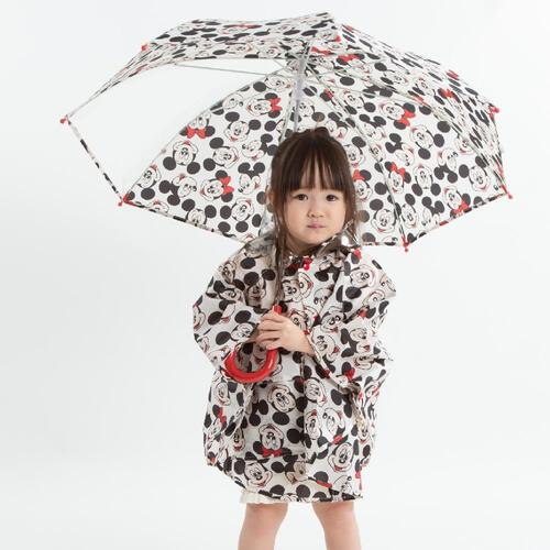 ベビーザらス限定　ディズニー ミッキー＆ミニー レインポンチョ ポケッタブル 総柄