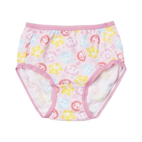 シークレット キャッチ！ティニピン ショーツ 3枚組 総柄×ワンポイント ピンク×120cm