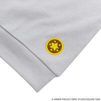 ドラクエベビー＆キッズ サガラ刺繍スウェットシャツ メタルスライム(グレー×約100cm)